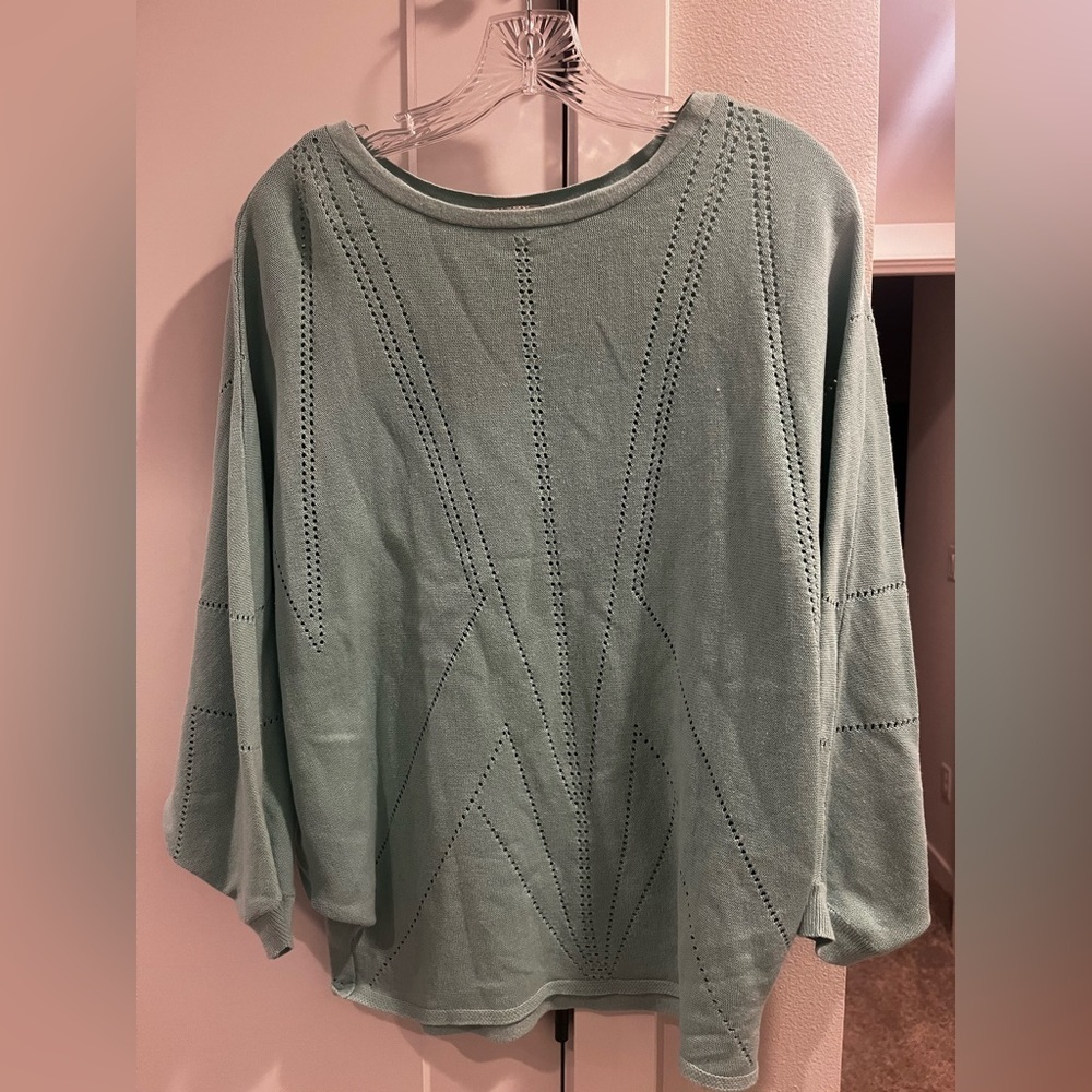 Orsay Mint Pullover Cotton Sweater